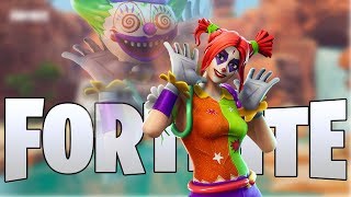 The NEW Peekaboo Clown Skin Gameplay In Fortnite..