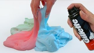 How to make Fluffy Slime with Foam, No Borax
