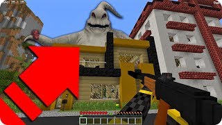 APARECE UN FANTASMA MUTANTE GIGANTE EN MI CASA EN MINECRAFT ?