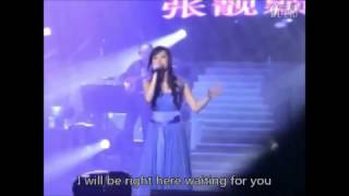 張靚穎Jane Zhang【Right Here Waiting】(2007/07/28北京演唱會)