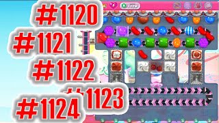 Candy Crush Saga Level 1120-1121-1122-1123-1124, NEW! Complete!