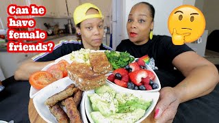 HEALTHY BREAKFAST MUKBANG!!