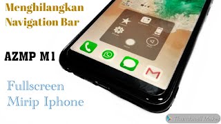Cara Mudah Menghilangkan Navigation Bar Asus Zenfone Max Pro M1 Tanpa Root
