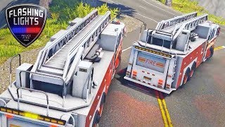 Flashing Lights - Drifting Firetrucks!
