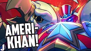 AMERI-KHAN GAMEPLAY! Old Viktor Is Uncle Sam!? Paladins 1.2