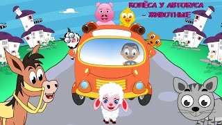 Колеса у автобуса крутятся | Животные | Как говорят животные | Детские песни