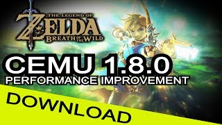 Cemu 1.8.0 DOWNLOAD ---- test ZELDA BREATH OF THE WILD