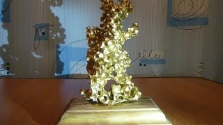 Литье алюминия. Искусственный коралл своими руками.