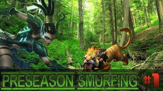 PreSeason S8 Smurfing #01: Stomp Gold with Nidalee Jungle (Patch 7.23 Commentary)
