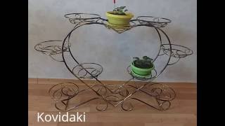 Подставка на подоконник для фиалок металлическая