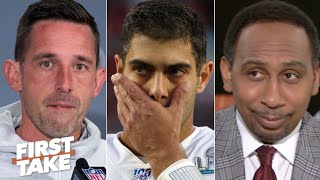 Jimmy G & ‘Mr. 28-3’ blew the Super Bowl! – Stephen A. reacts to 49ers vs. Chiefs | First Take