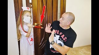 Папа ОДИН ДОМА ? Валенсия Всё ИСПОРТИЛА ! Скетчи от Valensia Lucky