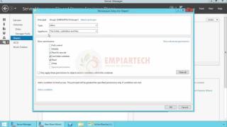 Setup Share Folder with Advance NTFS Permission in Windows Server 2012 R2