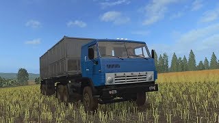 КамАЗ с полуприцепом, мультик-игра про грузовик для детей. #Автошка