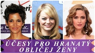 Účesy pro hranatý obličej ženy
