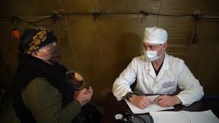 Работа специалистов медотряда специального назначения в Степанакерте