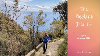 THE POSITANO DIARIES - 2020/Ep 3: Hiking from Montepertuso, Positano books and garden plans.