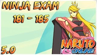Naruto Online 5.0: Ninja Exam 181 - 185 | Wind Main (Breeze Dancer)
