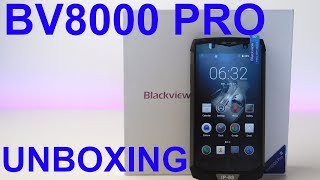 BLACKVIEW BV8000 PRO BEST RUGGED PHONE 2017-UNBOXING