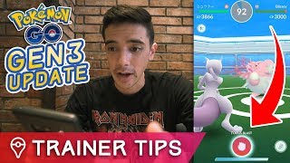 POKÉMON GO UPDATE IS LIVE - BATTLE UPDATE, NEW ITEMS, GEN 3 MOVES + MORE