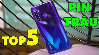 5 Smartphone dưới 5 triệu pin SIÊU TRÂU