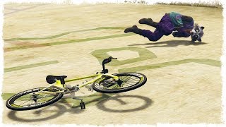 КАК НЕЛЬЗЯ КАТАТЬСЯ НА ВЕЛОСИПЕДЕ В GTA ONLINE!!!