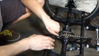 Tricycle (трайк) на базе моста МК6 на толстой цепи.