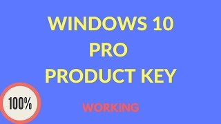 WINDOWS 10 PRO PRODUCT KEY