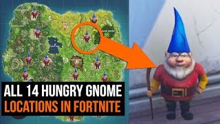All 14 Hungry Gnome Locations in Fortnite - Season 4 Challenges