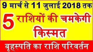 2018 Jupiter Retrograde 9 मार्च से Guru Vakri 5 राशियों के लिए शुभ