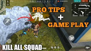 FREE FIRE | RANK PRO TIPS AND TRICKS 13 KILL FREE FIRE | HOW TO KILL FULL SQUAD