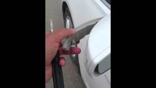 طريقة فك وتركيب اشارة المرايه الجانبيه (سوناتا)