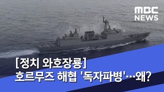 [정치 와호장룡] 호르무즈 해협 '독자파병'…왜? (2020.01.21/뉴스외전/MBC)