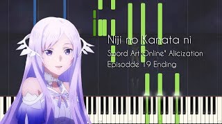 Niji no Kanata ni - Sword Art Online: Alicization Episode 19, 24 Insert Song/ED - Piano Arrangement