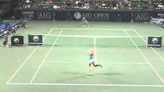 AIG JAPAN OPEN TENNIS CHAMPIONSHIPS 2006 １回戦 森上亜希子 VS Maria KIRILENKO