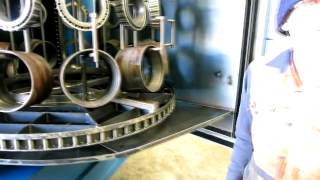 Stingray Parts Washer for Rail Bearing Cleaning