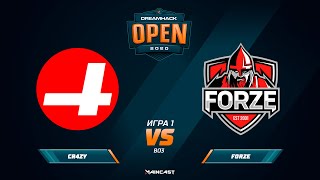 CR4ZY VS FORZE [Map 1, Dust 2] (Best of 3) DreamHack Anaheim 2020 | Qual