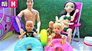 ВСЕМ КУПАЛЬНИКИ! КАТЯ И МАКС ВЕСЕЛАЯ СЕМЕЙКА Мультики про кукол