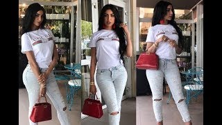 دنيا بطمة تستعرض قوامها الممشوق و أناقتها من فرنسا!! بالصور Dounia batma