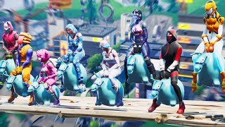 We did the BOUNCER ALL GAME in Fortnite
