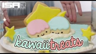 How To Bake Little Twin Stars Cake! - KAWAII TREATS Ep. 1