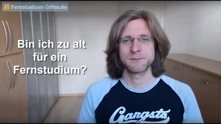Bin ich zu alt für ein Fernstudium?