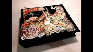 Tutorial álbum scrap con Safari de Graphic 45