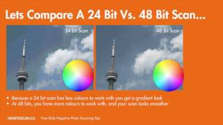 Learn The Difference Between 24 Bit and 48 Bit When Scanning...