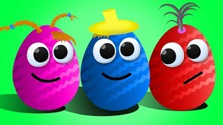 Анимационный мультик, Открываем киндеры с игрушками Робокар Поли, игрушки Смешарики и другие