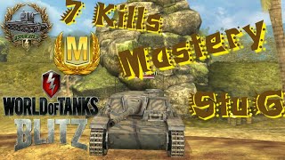 WOT Blitz 7 Kills StuG Mastery Gameplay