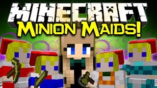 Minecraft TOUHOU ALICE DOLLS MOD Spotlight! - Anime Maid Minions! (Minecraft Mod Showcase)