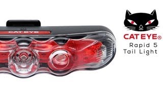 Cateye Rapid 5 Tail Light Features