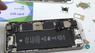 Hướng dẫn cách tháo máy iPhone 6s chính hãng - Huy Dũng Mobile