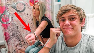 HANDCUFFED TO MY GIRLFRIEND **24 HOURS**